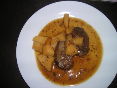 Carrilleras estofadas